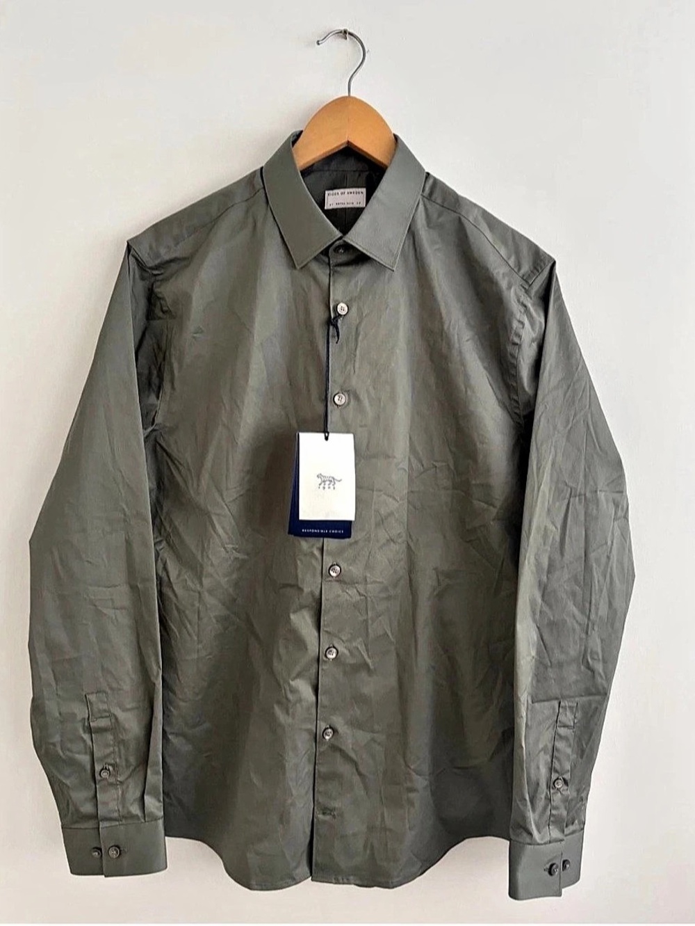 Tiger of Sweden Filbrodie Button Up Shirt Size 16 NEW